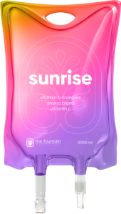 The Fountain sunrise treatment bag
