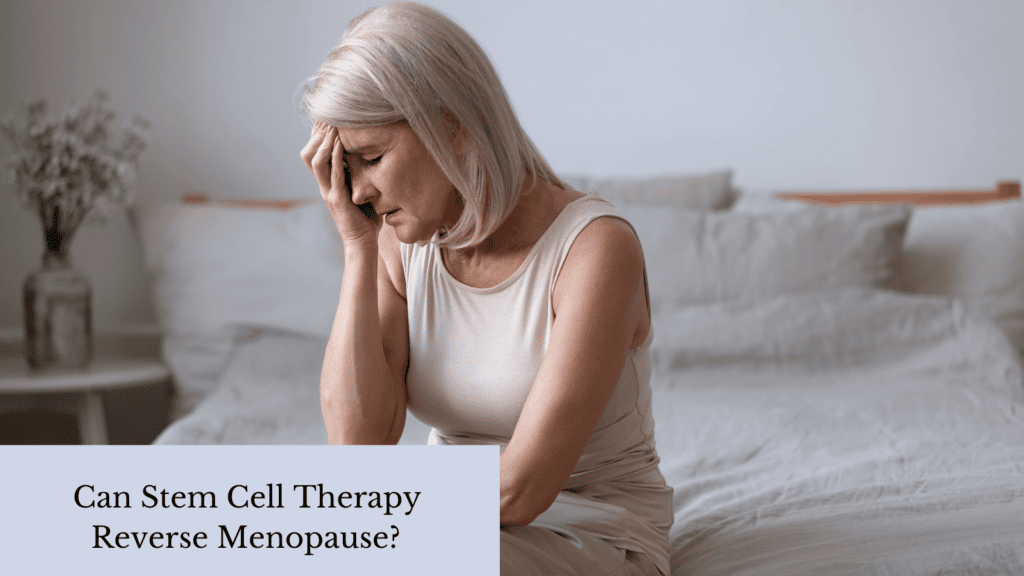 woman with menopause symptoms