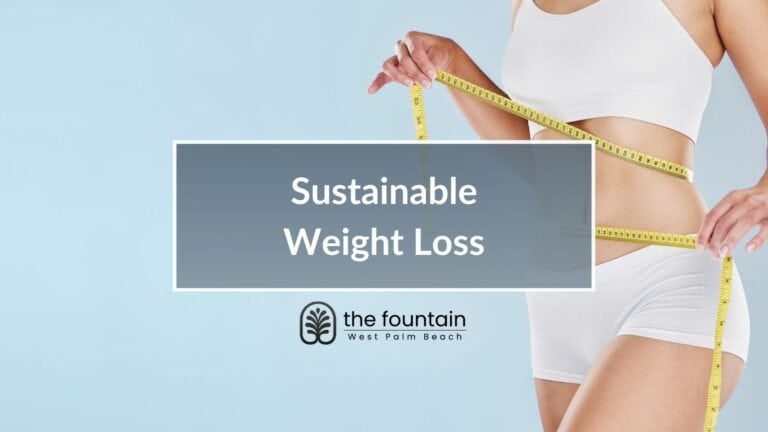 Featured image for a blog post about Sustainable Weight Loss